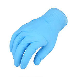 disposable nitrile medical exam gloves