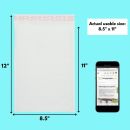 White Kraft Bubble Mailers - 8.5" x 12" - 100 Mailers/Case