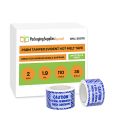 Tamper Evident Tape Blue Print - 2" x 110 Yds 1.9 Mil - 36 Rolls/Case