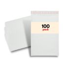 White Kraft Bubble Mailers - 8.5" x 12" - 100 Mailers/Case