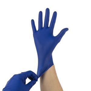 Metal Detectable Powder-Free Gloves - Large - 1000 Gloves