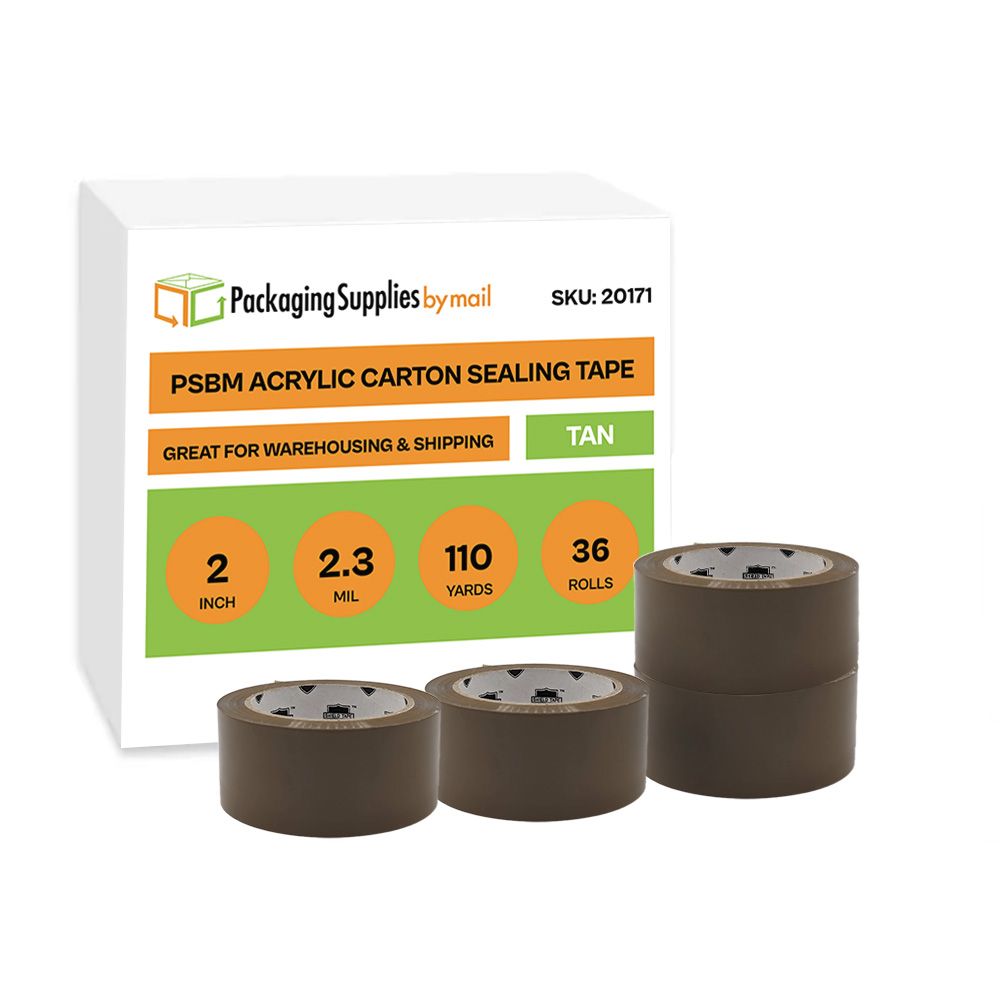 Tape 60 Rolls Quality Packaging 2 mil Packing Moving Box