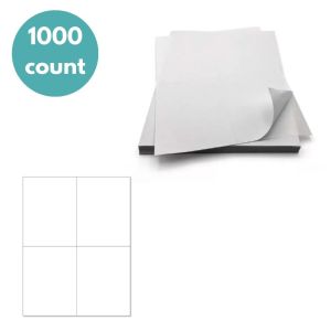 Laser Sheet Labels - 4.25 x 5.5 Inch - 1000 Sheets/Case