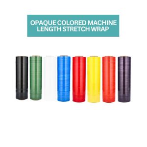 Opaque Colored Machine Length Stretch Wrap