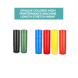 Opaque Colored High Performance Machine Length Stretch Wrap