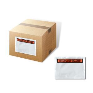 Packing List Enclosed Envelopes – Panel Face 