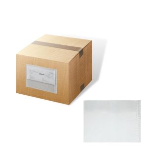 Reclosable Packing List Envelopes - 6 x 6 Inch - Clear Face - 1000/Case