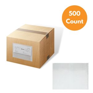 Reclosable Packing List Envelopes - 9 x 12 Inch - Clear Face - 500/Case