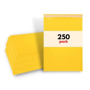 Yellow Kraft Bubble Mailers - #CD - 7.25