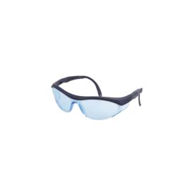 Blue Lens Anti Scratch Black Trim Safety Glasses