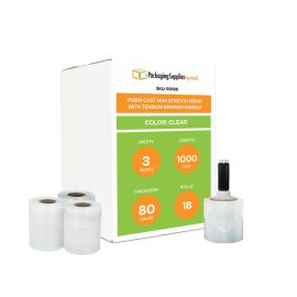 Cast Mini Stretch Wrap With Tension Spinner Handle 18 Qty