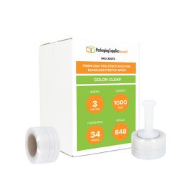Cast Pre Stretched Mini Bundling Stretch Wrap 648 Qty