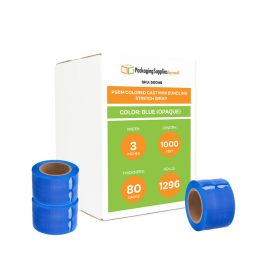 Colored Cast Mini Bundling Stretch Wrap Blue Opaque 1296 Qty