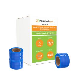 Colored Cast Mini Bundling Stretch Wrap Blue Opaque 432 Qty