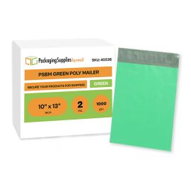 Green Poly Mailers 1000 Pieces 10 Inch