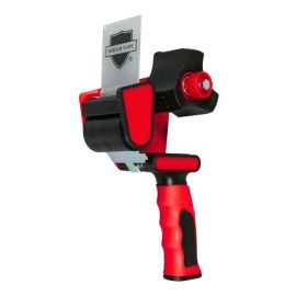 magnetic carton tape dispenser with retractable blade