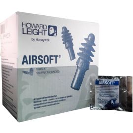 Cordless Howard Leight Airsoft - Reusable Earplugs - NRR 27 - 100 Pairs/Box