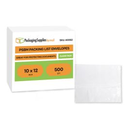 Packing List Envelopes 500 Qty 10 Inch x 12 Inch