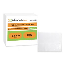 Packing List Envelopes 1000 Qty 5.5 Inch x 10 Inch