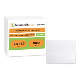 Packing List Envelopes 1000 Qty 5.5 x 7.5 Inch