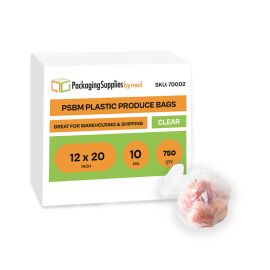 Plastic Produce Bags 750 Qty 12 x 20 Inch