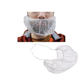 White Disposable Beard Covers