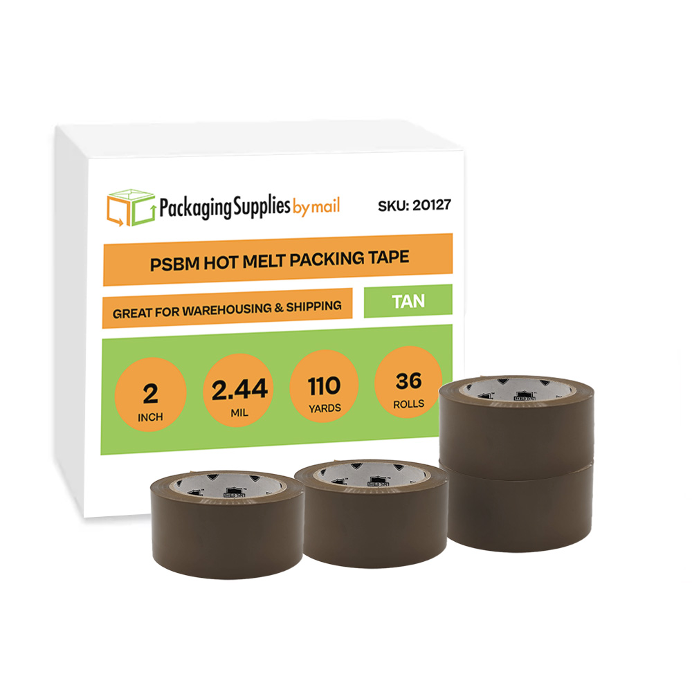 Tan Hot Melt Packing Tape - 2