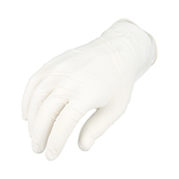Powdered Natural Latex Industrial Grade Gloves