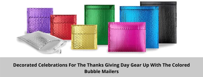 Colored Bubble Mailers