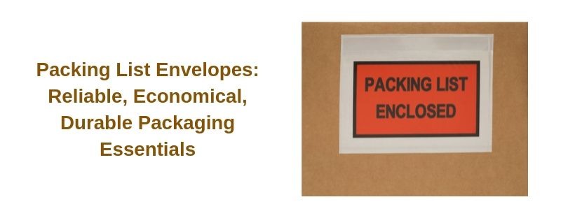 Packing list envelopes