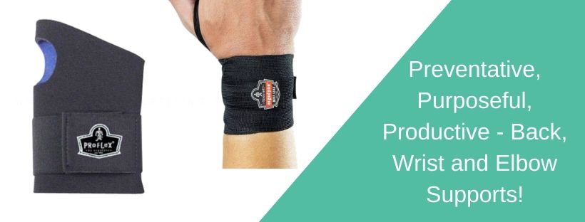 Back wrist elbow supports