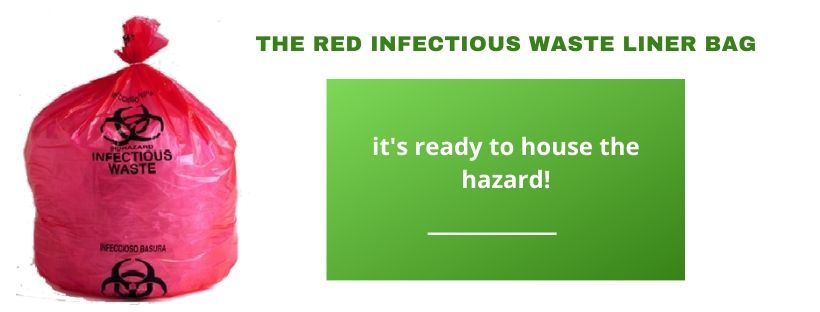 Red Infectious Waste Liner Bags