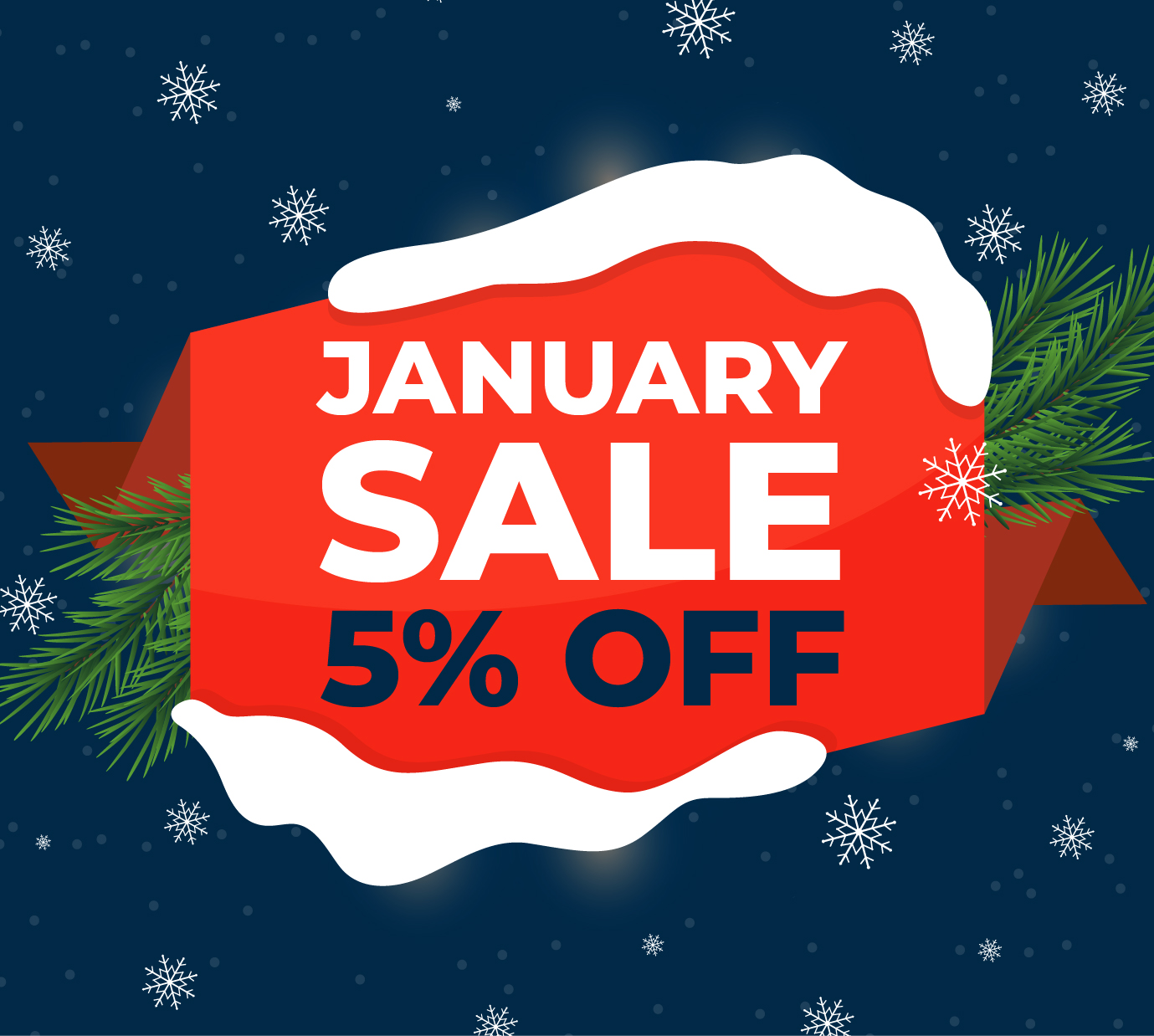 January Sale 5% Off