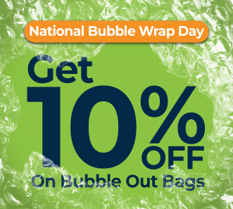 10% Off Bubble Out Bags