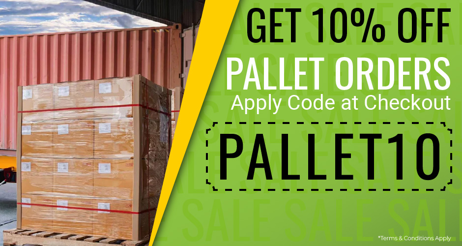 10% off pallets