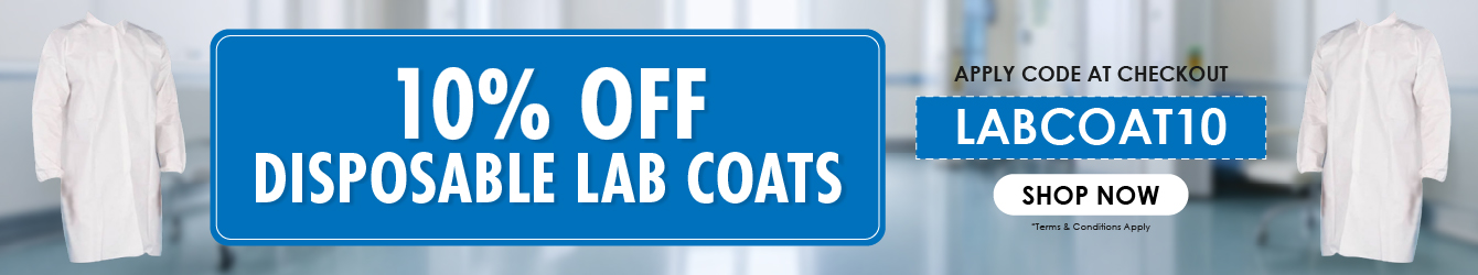 10% Off Disposable Lab Coats